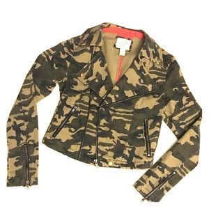 Nice Camo Zipper Jacket
